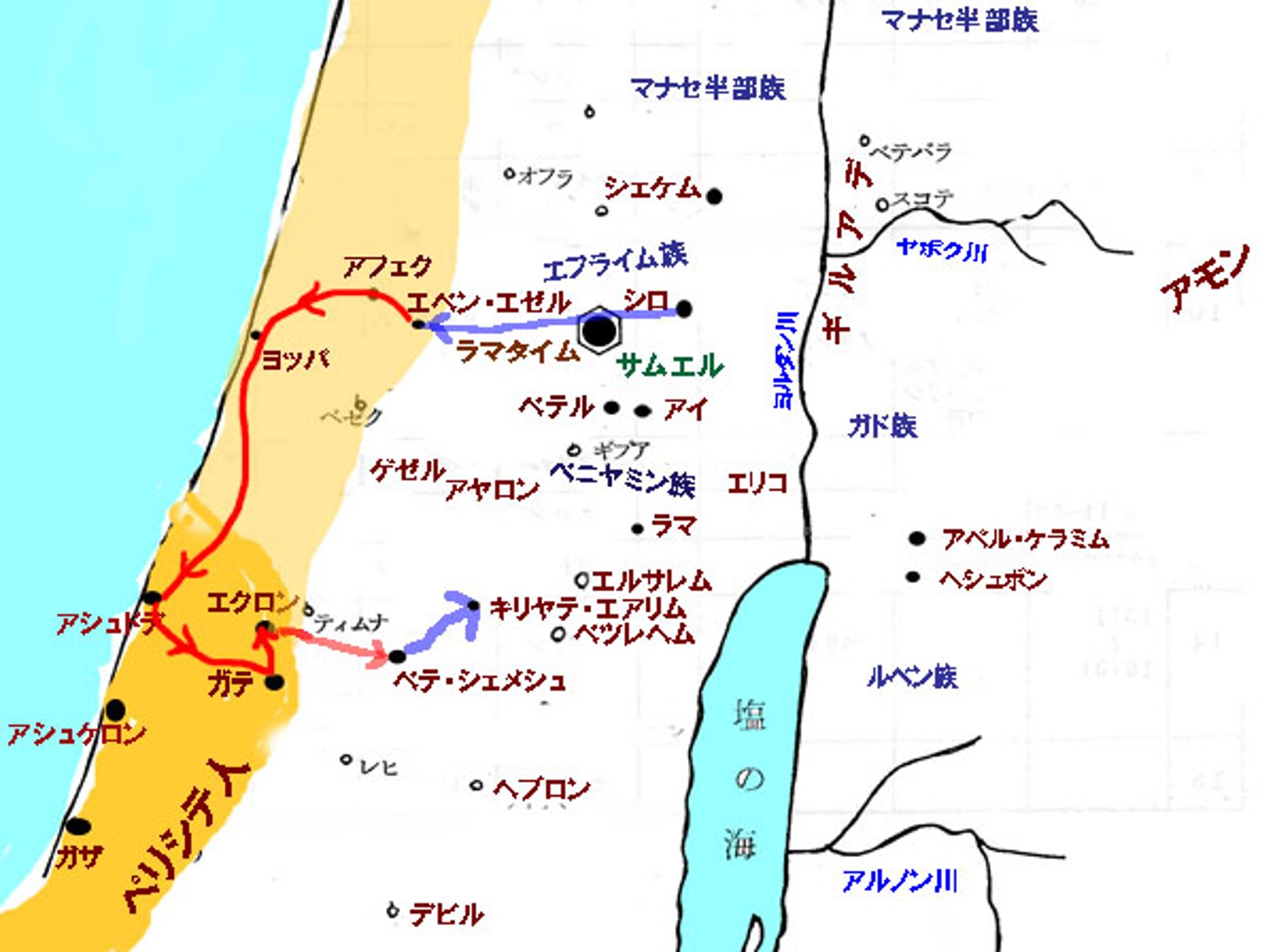 ペリシテ人の地